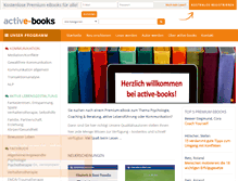 Tablet Screenshot of active-books.de